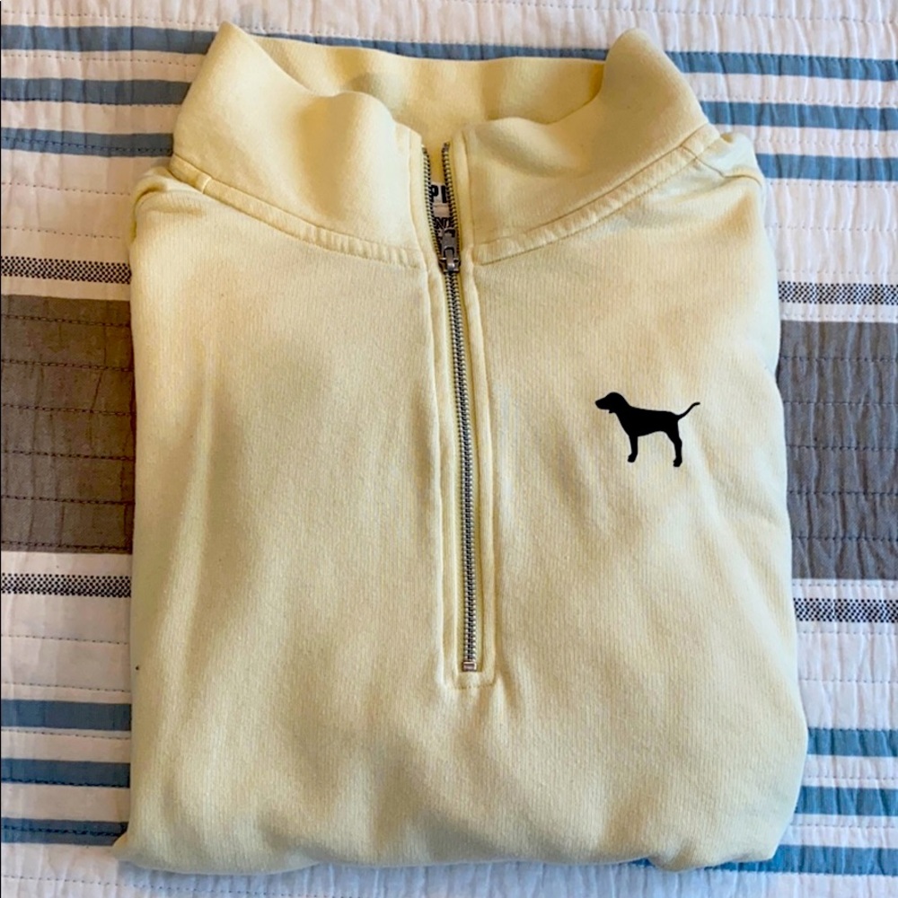 Victoria Secret Pink Long Sleeve Quarter (1/4) Zip